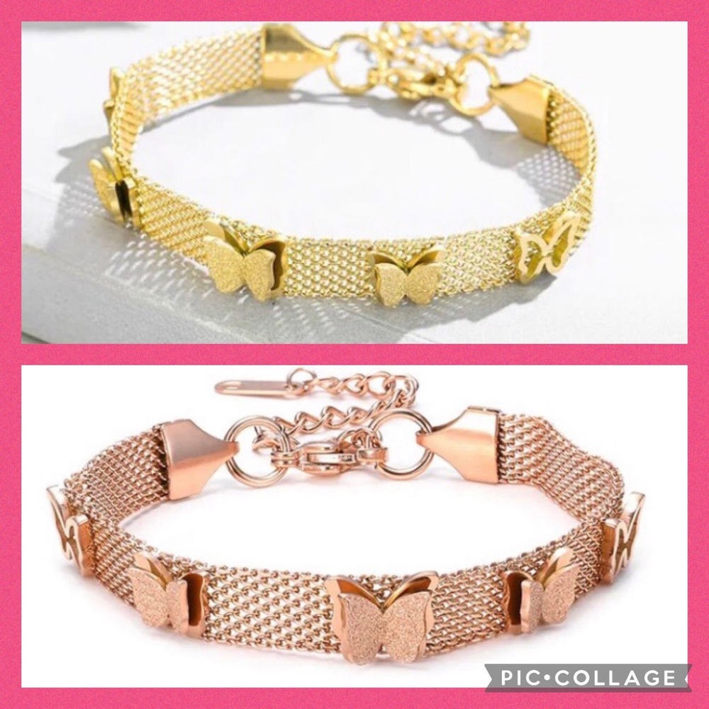 Goldtone Mesh Bracelet